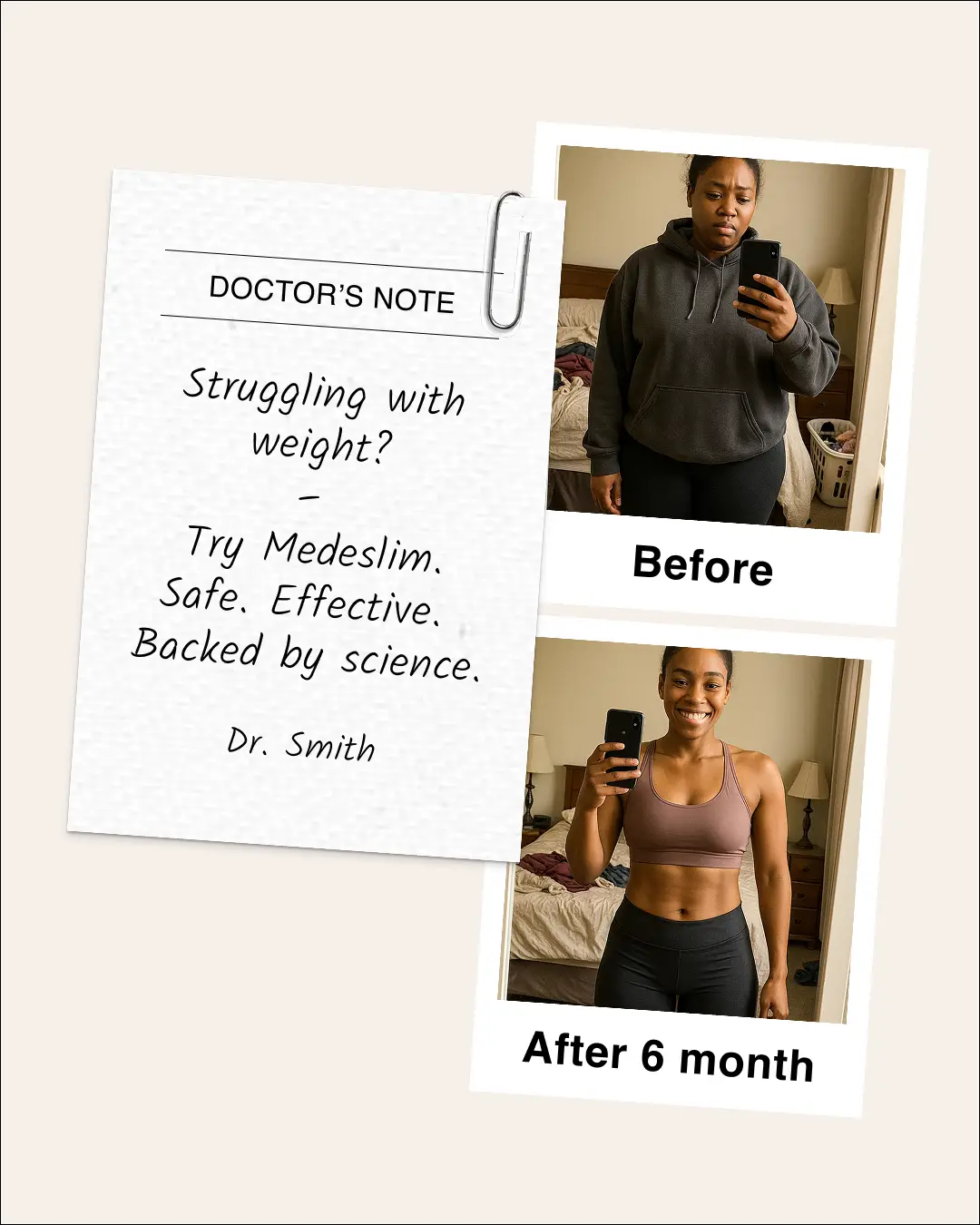 Medislim conversion social ad creative